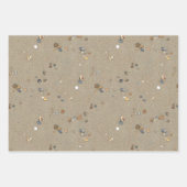 coole strand - en patroonpartij inpakpapier vel (Voorkant)