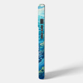 Coole strandhaai voeg naam toe Case-Mate iPhone case (Achterkant / Links)