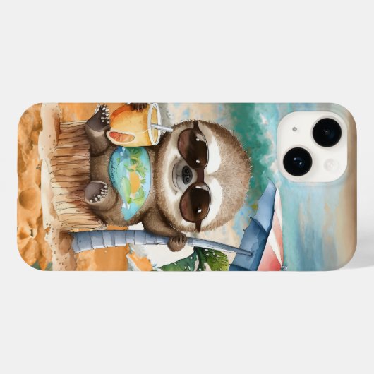 coole strandsloterij Case-Mate iPhone case (Achterkant (horizontaal))