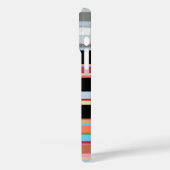 coole strepen met aangepaste naam Case-Mate iPhone case (Achterkant / Links)