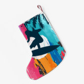 coole Surfame Beach-naam toevoegen Kleine Kerstsok (Achterkant (Hangend))