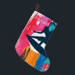 coole Surfame Beach-naam toevoegen Kleine Kerstsok<br><div class="desc">cool Beach surfend voeg naam toe Kleine kerststaart</div>