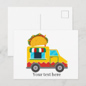 coole taco - leveranciers van levensmiddelenbedrij briefkaart (Voorkant / Achterkant)