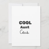 coole tante club kaart (Achterkant)