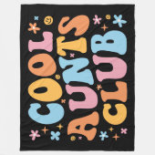Coole tantes Club III Fleece Deken (Voorkant)