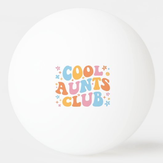 Coole tantes Club III Pingpongbal (Voorkant)