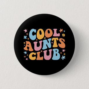 Coole tantes Club III Ronde Button 5,7 Cm