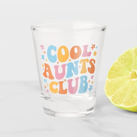 Coole tantes Club III Shot Glas (Voorkant)