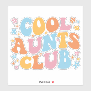 Coole tantes Club III Sticker