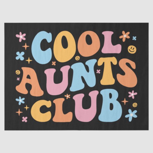 Coole tantes Club III Tissuepapier (Voorkant)