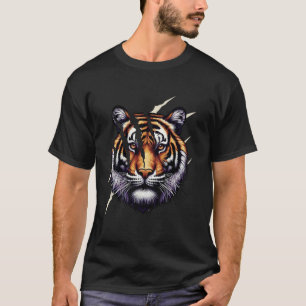 Coole Tijger Gezicht liefhebbers voor roofdier lie T-shirt