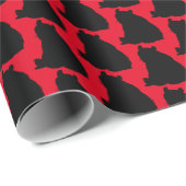 coole timede country black beer patroonpartij cadeaupapier (Rol Hoek)