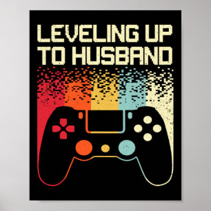Coole toekomstige man voor mannen jongens bruidego poster