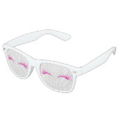 Coole trendy nep wimpers retro zonnebril (Gekanteld)