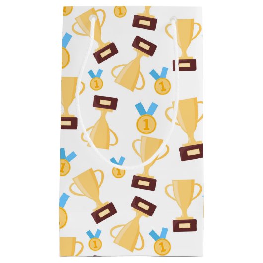 coole trofee heeft een hoop trofee klein cadeauzakje (Voorkant)
