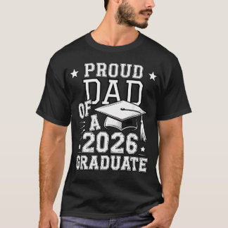 Coole trotse papa 2026 afgestudeerd afstuderen fam t-shirt