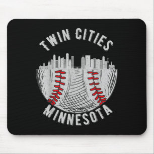 Coole Twin Cities Minnesota Mn Honkbal Skyline St Muismat