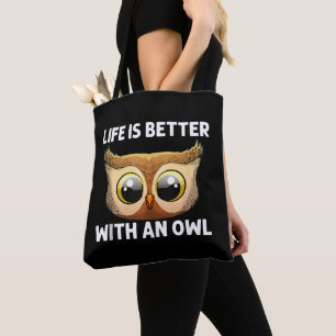 Coole Uil Kunst Voor Mannen Vrouwen Nachtelijke Vo Tote Bag