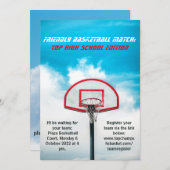 coole uitnodiging briefkaart : middelbare schoolto (Voorkant / Achterkant)