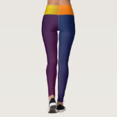 coole unieke softball-leggings leggings (Achterkant)