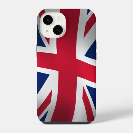 COOLE UNION JACK VK-VLAG iPhone HOESJE (Achterkant)