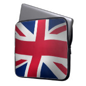 COOLE UNION JACK VLAG VK LAPTOP SLEEVE (Voorkant Links)