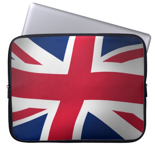 COOLE UNION JACK VLAG VK LAPTOP SLEEVE (Voorkant)