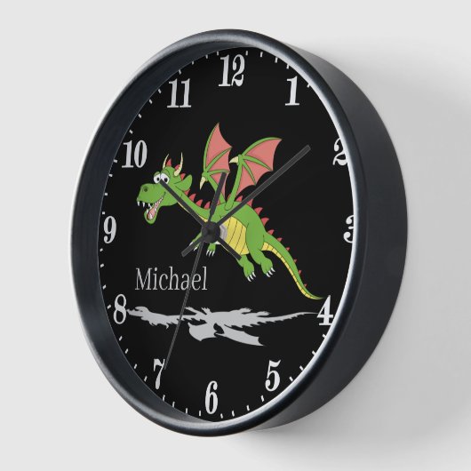 coole unisex draak voegt naam kinder toe (Hoek)