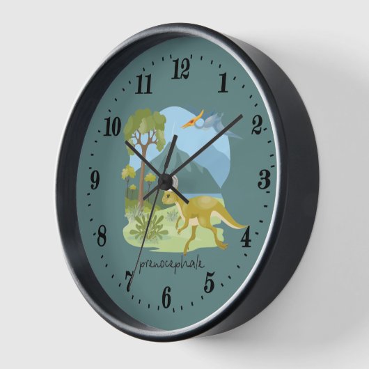 coole unisex kinder dinosaurus Grote klok (Hoek)