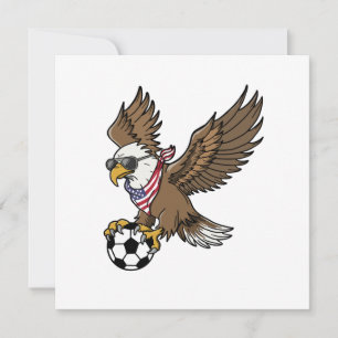 Coole USA-voetbaladelaar-zonnebril vintage patriot Kaart