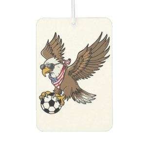 Coole USA-voetbaladelaar-zonnebril vintage patriot Luchtverfrisser