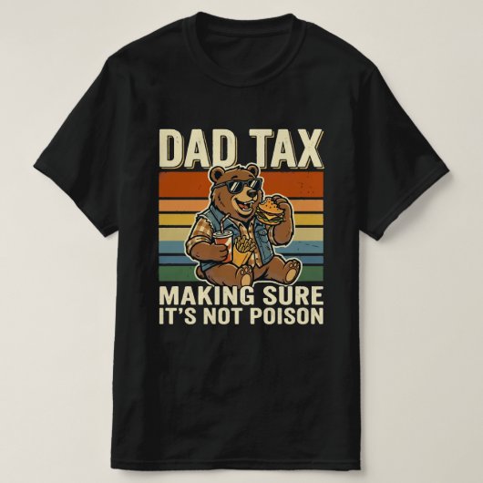Coole Vaderbeer Grappige Snacktijd Design T-shirt (Design voorkant)