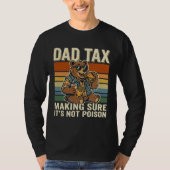 Coole Vaderbeer Grappige Snacktijd Design T-shirt (Voorkant)