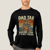 Coole Vaderbeer Grappige Snacktijd Design Tri-Blend Shirt (Voorkant volledig)