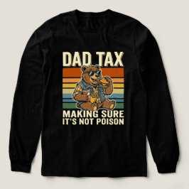 Coole Vaderbeer Grappige Snacktijd Design  Tri-Blend Shirt