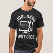Coole vaders schrijven code Funny programmeur Code T-shirt (Voorkant)