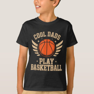 Coole vaders spelen basketbal Kunstwerk T-shirt