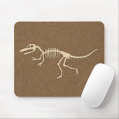 Coole Velociraptor Dinosaurusbotten en Skelet Muismat (Met muis)