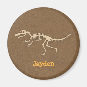 Coole Velociraptor Dinosaurusbotten Voor Jongens Magneet
