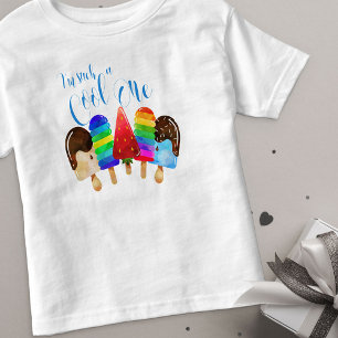 Coole vent Jongens 1e verjaardag ijslolly Kinder Shirts
