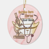 Coole Verpleegkundige Hartzorg Keramisch Ornament (Links)