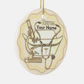 Coole verpleegster keramisch ornament (Rechts)