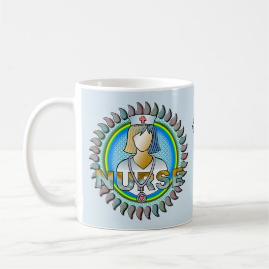 Coole verpleegster  koffiemok (Links)
