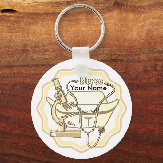 Coole Verpleegster Sleutelhanger (Voorkant)
