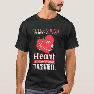 Coole Verpleegster Voor Mannen Vrouwen Medisch Ass T-shirt