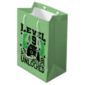 coole videoband 9th Birthday Medium Cadeauzakje (Voorkant Gekanteld)