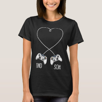 Coole videogame-controller voor vader en zoon die  t-shirt