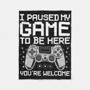 Coole videogame kunst voor mannen vrouwen videogam fleece deken