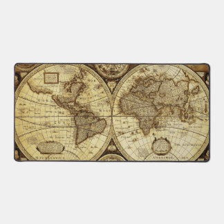 Coole vintage oude wereld kaarten  bureaumat