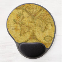 Coole vintage oude wereldkaart